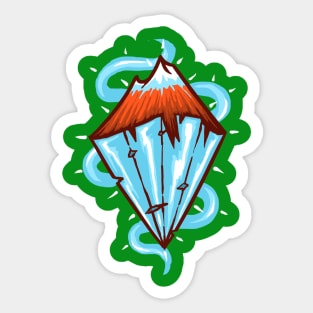 diamond mountain Sticker